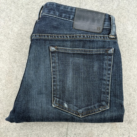 Bonobos Selvedge Jeans Mens 32x32 Straight Blue Denim Dark Wash Made In USA - Picture 1 of 12